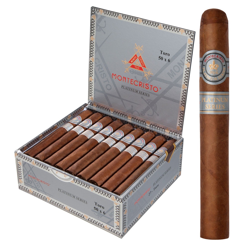 MONTECRISTO PLATINUM SERIES TORO 50X6 