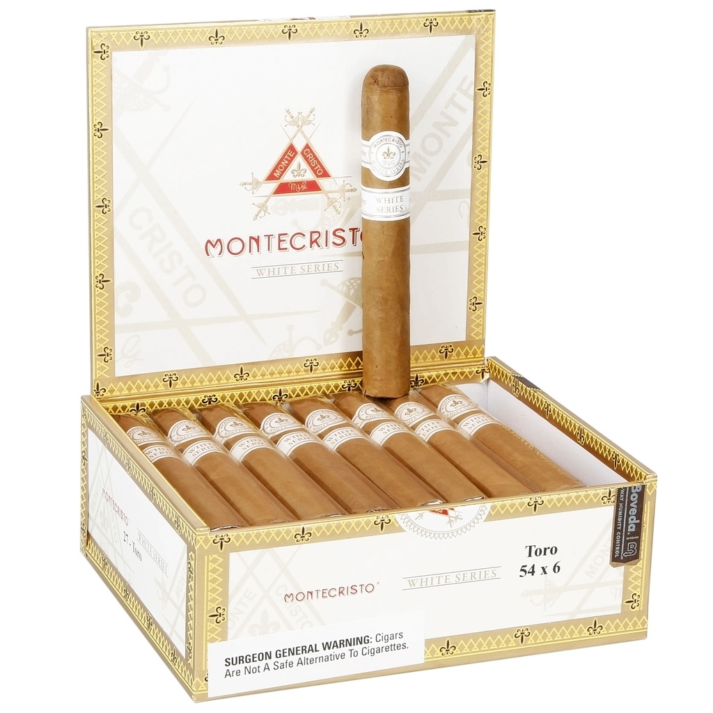 MONTECRISTO WHITE TORO 54X6 