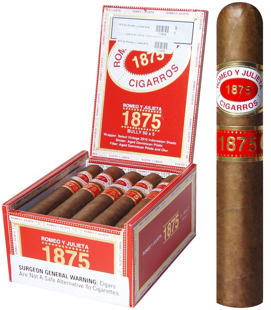 ROMEO Y JULIETA 1875 BULLY 50X5 