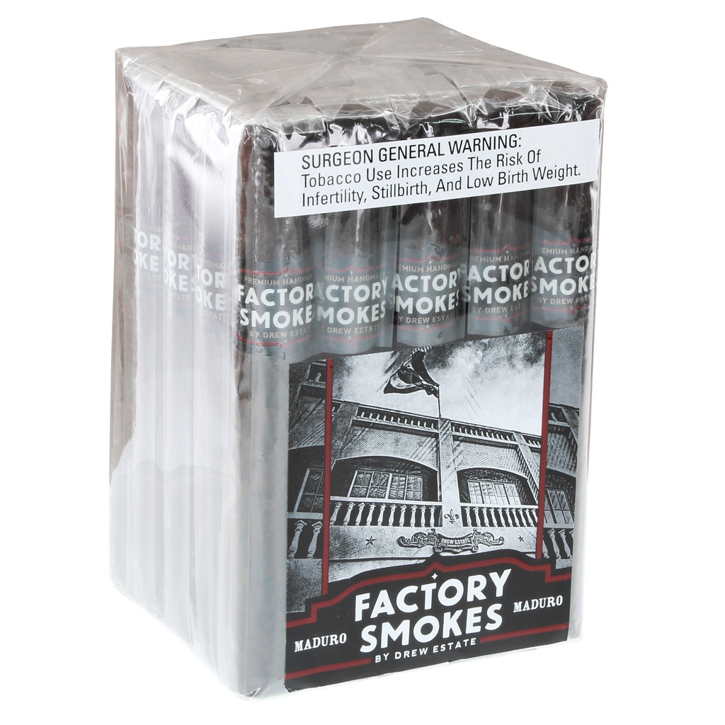 Factory Smokes Maduro Toro 6 x 52