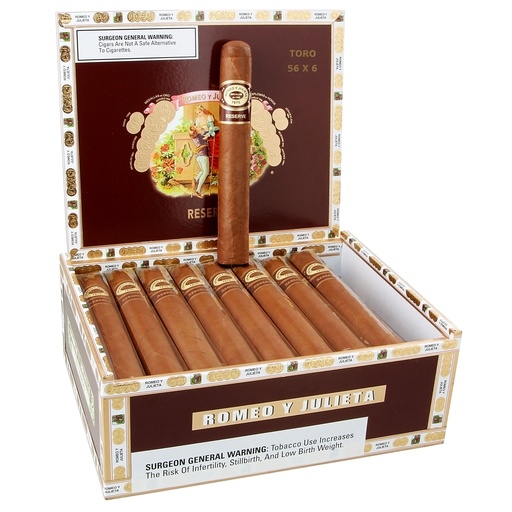 [00431] ROMEO Y JULIETA RESERVE TORO 56X6 