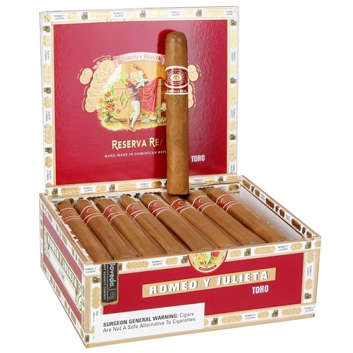 [00430] ROMEO Y JULIETA RESERVA REAL TORO 54X6 