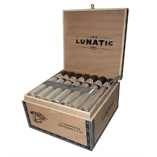 [00321] JFR Lunatic Maduro 7 x 70 
terminado Box -28